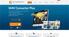 Desktop Screenshot of m4vconverterplus.com